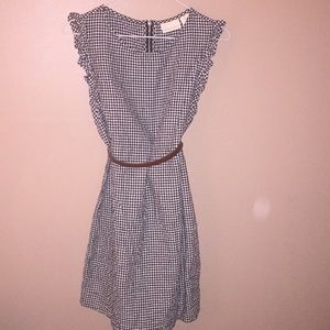 ❗️Sale- Cynthia Rowley Black Checkered Dress